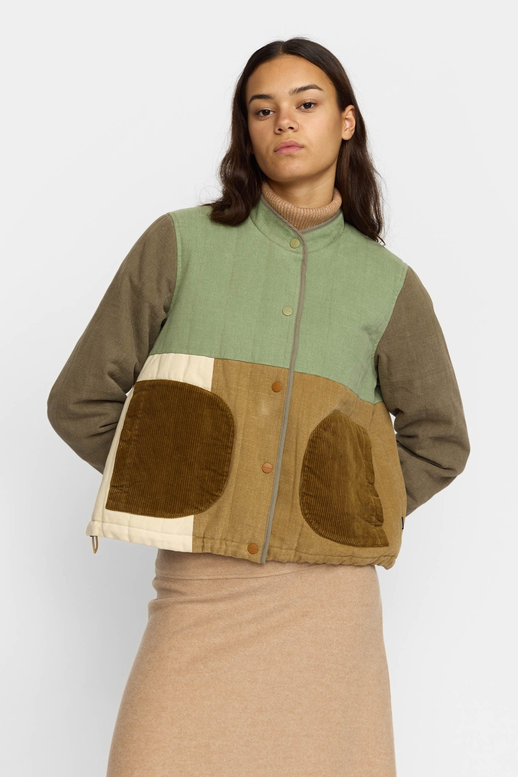 Selfhood Quilted Patchwork Jacket