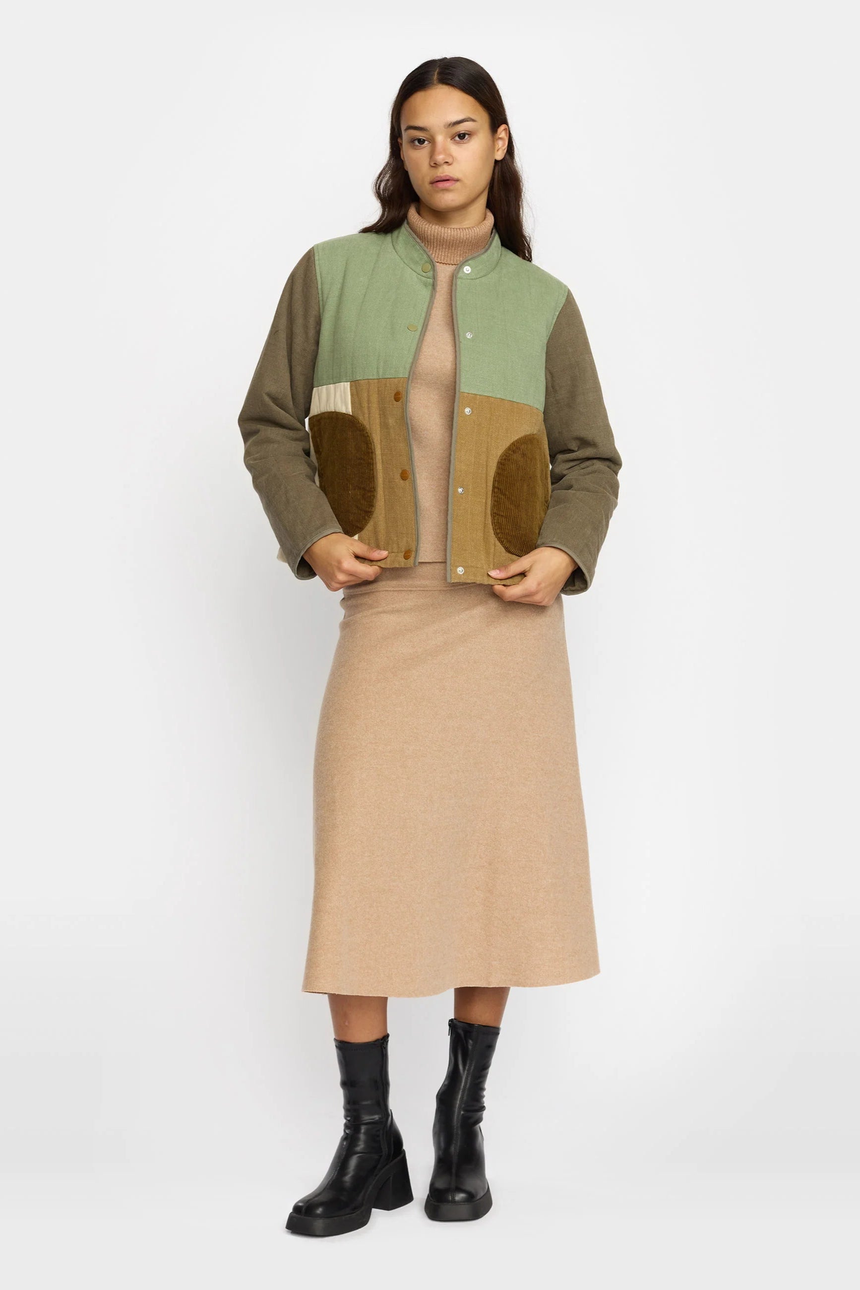 Selfhood Quilted Patchwork Jacket