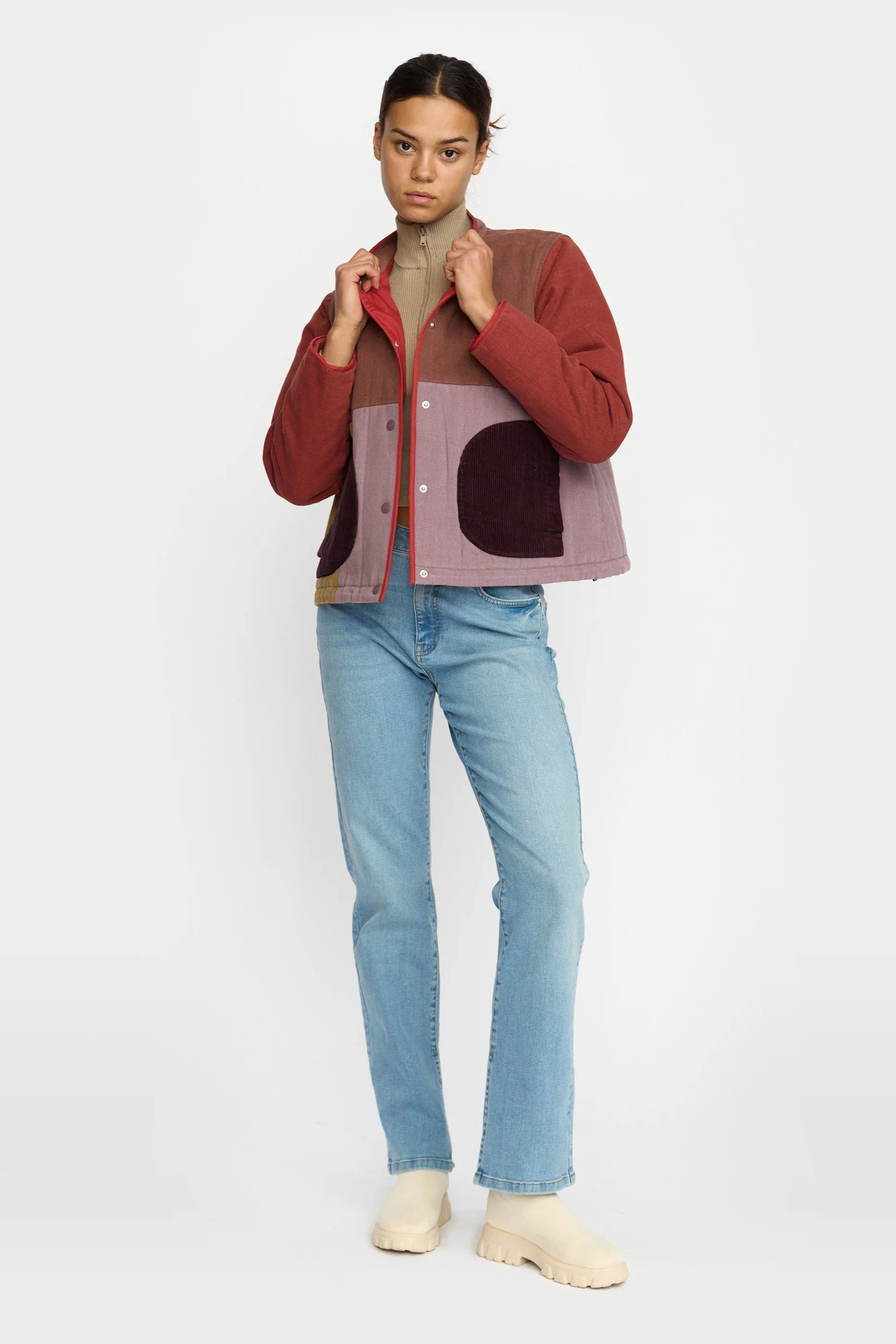 Selfhood Quilted Patchwork Jacket