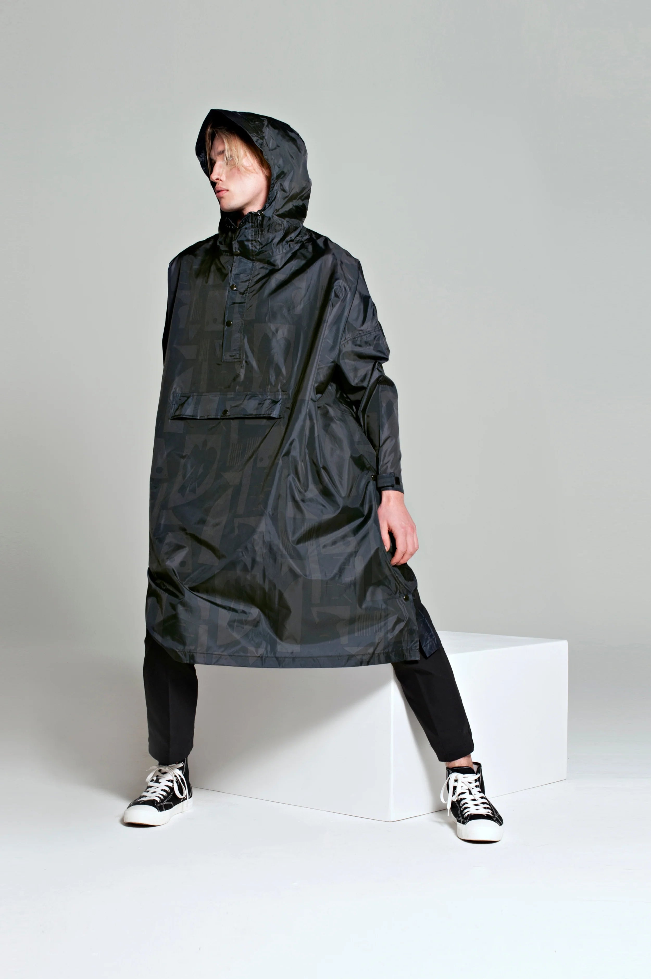 Rainkiss Rain Poncho - Black Camo