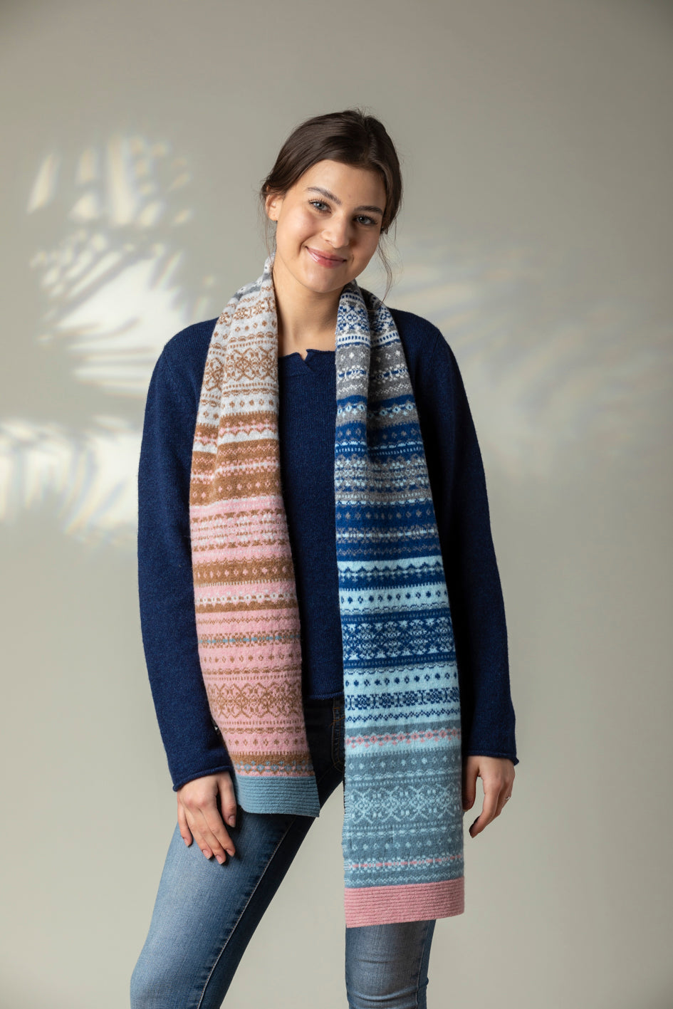 Eribé Alloa Fairisle Scarf