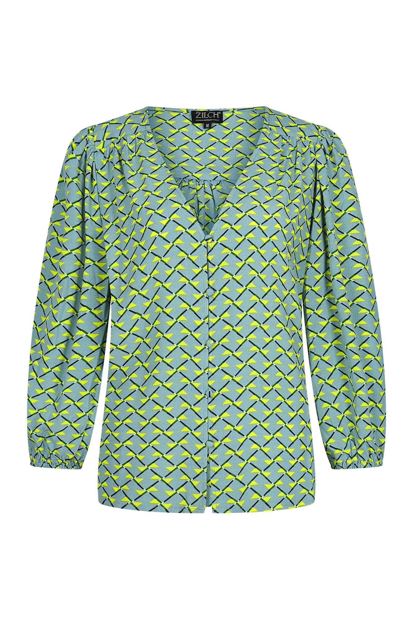 Zilch V-hals Bluse Rectangle