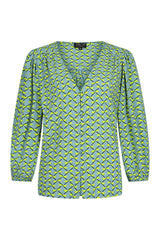 Zilch V-hals Bluse Rectangle