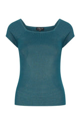 Zilch Bambus Top Sort - Sophies.dk #farve_everglade