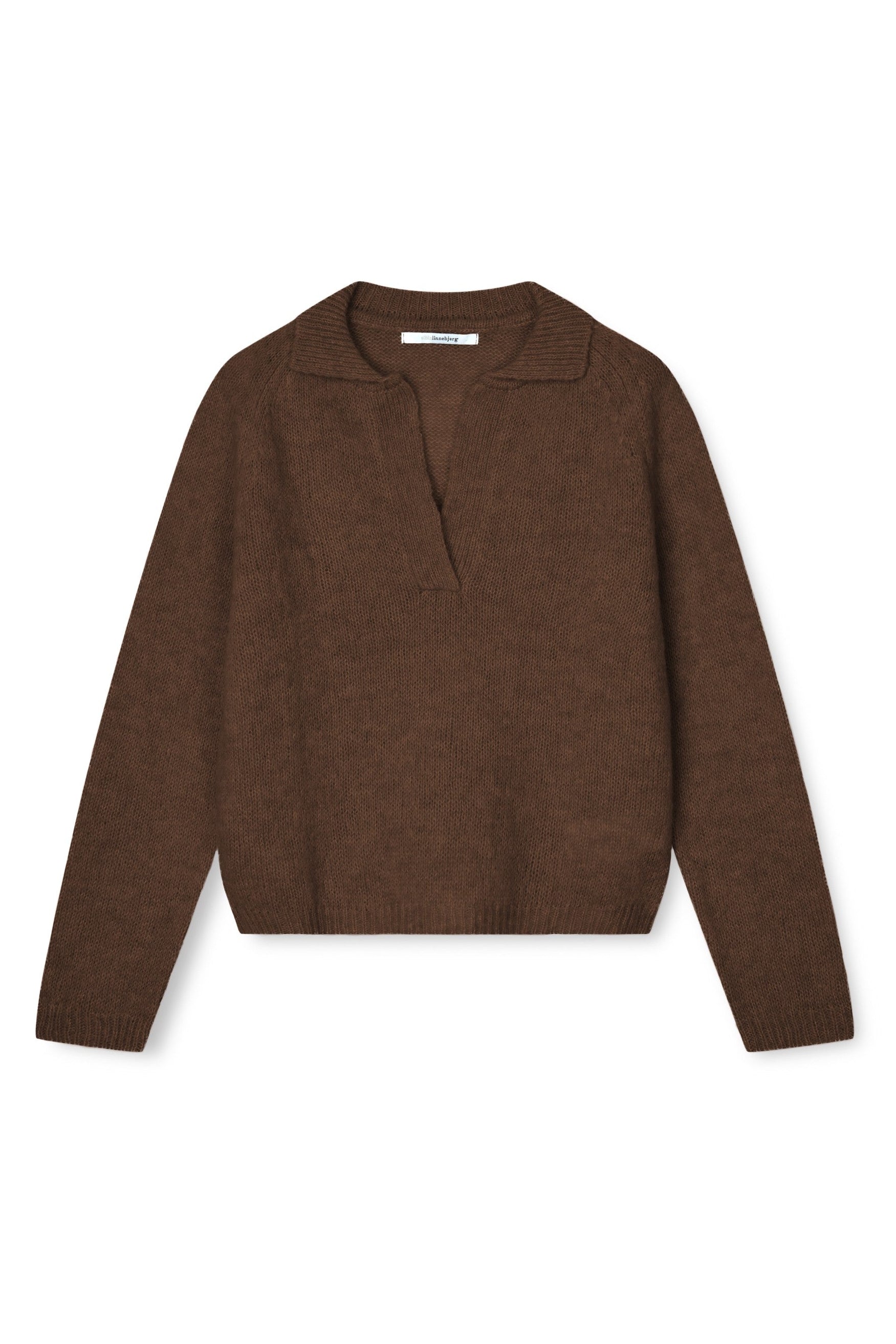 Sibin Linnebjerg Strik Clover Sweater Coffee