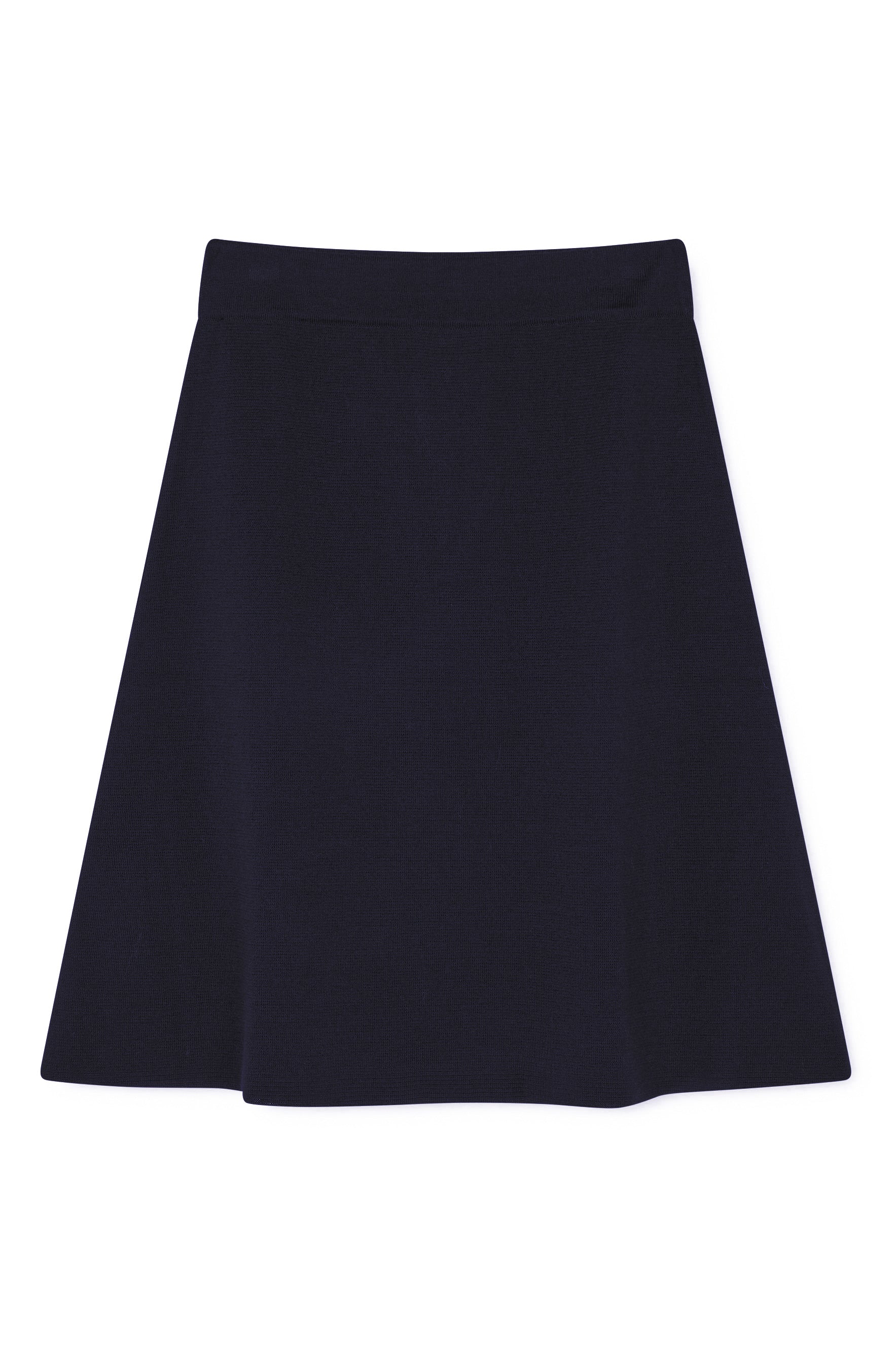 Sibin Linnebjerg Kirsten Skirt Strik Nederdel #farve_navy