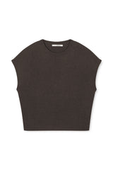 Sibin Linnebjerg Strikket Vest Lucie Vest Brown
