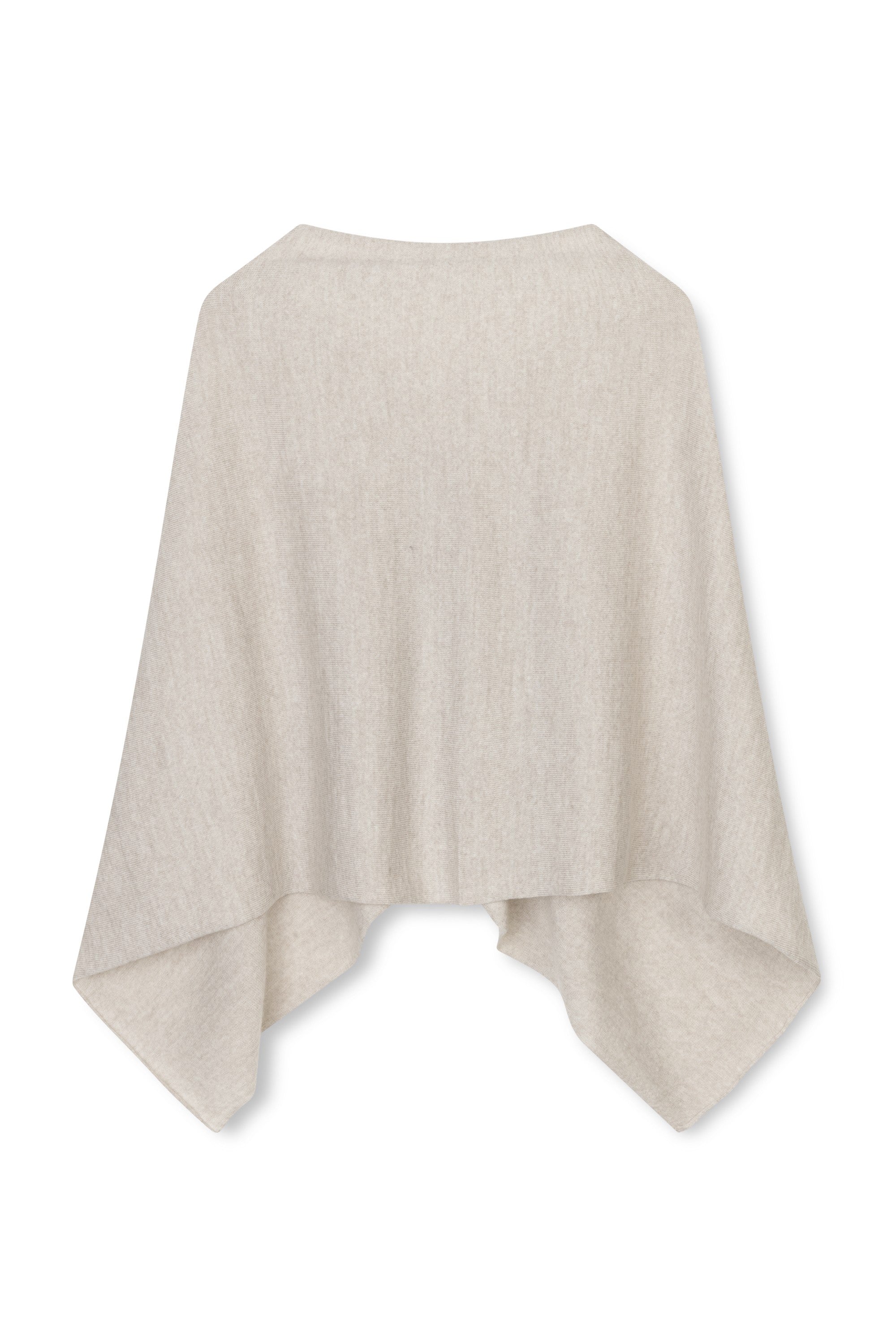 Sibin Linnebjerg Paris Poncho #farve_light-sand
