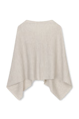 Sibin Linnebjerg Paris Poncho #farve_light-sand