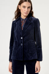 Surkana Nepa Blazer Corduroy #farve_navy