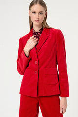 Surkana Nepa Blazer Corduroy #farve_red
