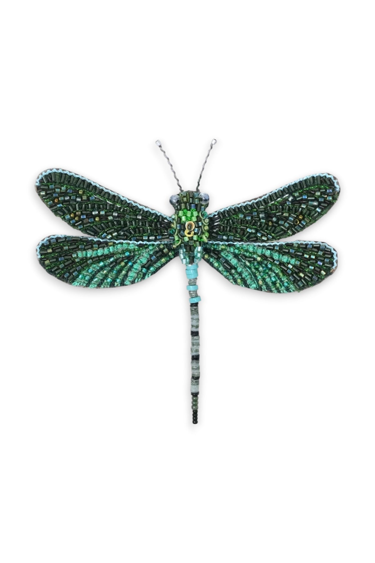Trovelore Grøn Guldsmed Broche Green Dragonfly Brooch Pin