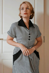 Weekend Doll Sophia Dress Dogtooth