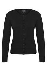 Zilch Bambus Cardigan Black #farve_black