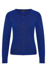 Zilch Bambus Cardigan Royal Blue #farve_royal-blue