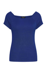 Zilch Bambus Top Royal Blue - Sophies.dk #farve_royal-blue