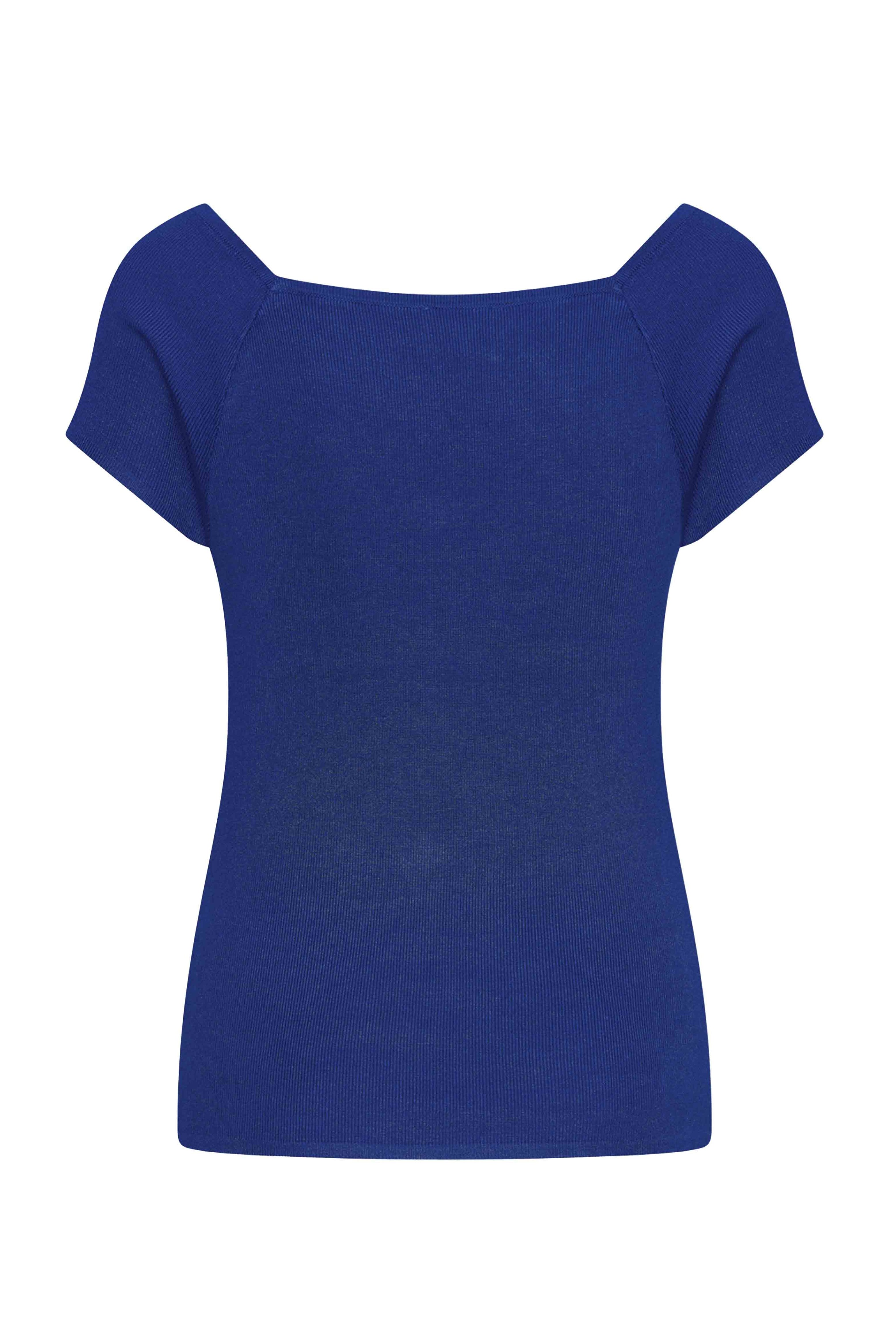 Zilch Bambus Top Royal Blue - Sophies.dk #farve_royal-blue