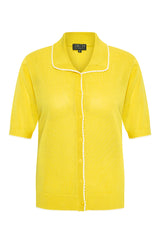 Zilch Cardigan Shortsleeve Honey #farve_honey