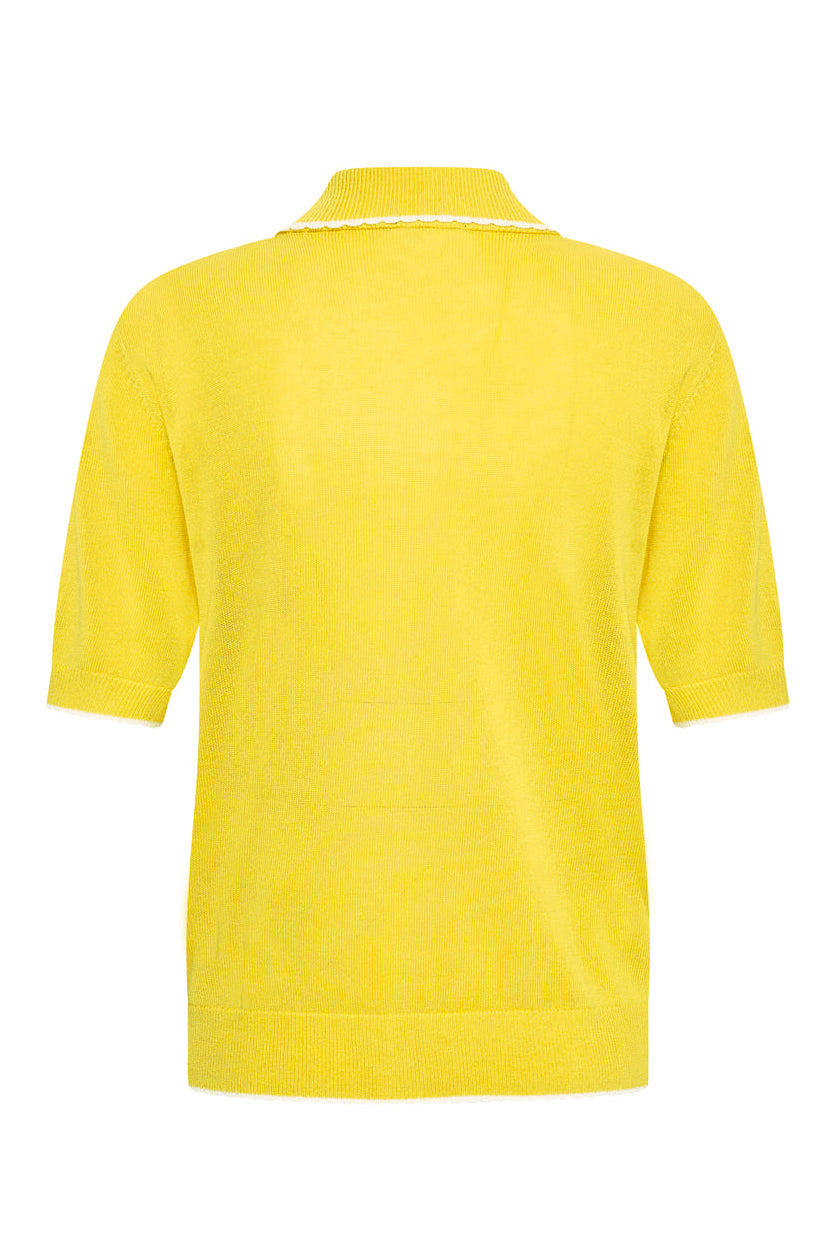 Zilch Cardigan Shortsleeve Honey #farve_honey