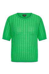 Zilch Knit Top Bright Green #farve_bright-green