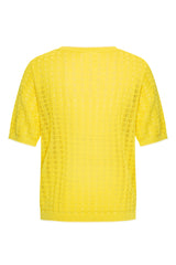 Zilch Knit Top Honey #farve_honey