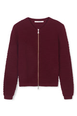 Sibin Linnebjerg Ane Cardigan #farve_burgundy
