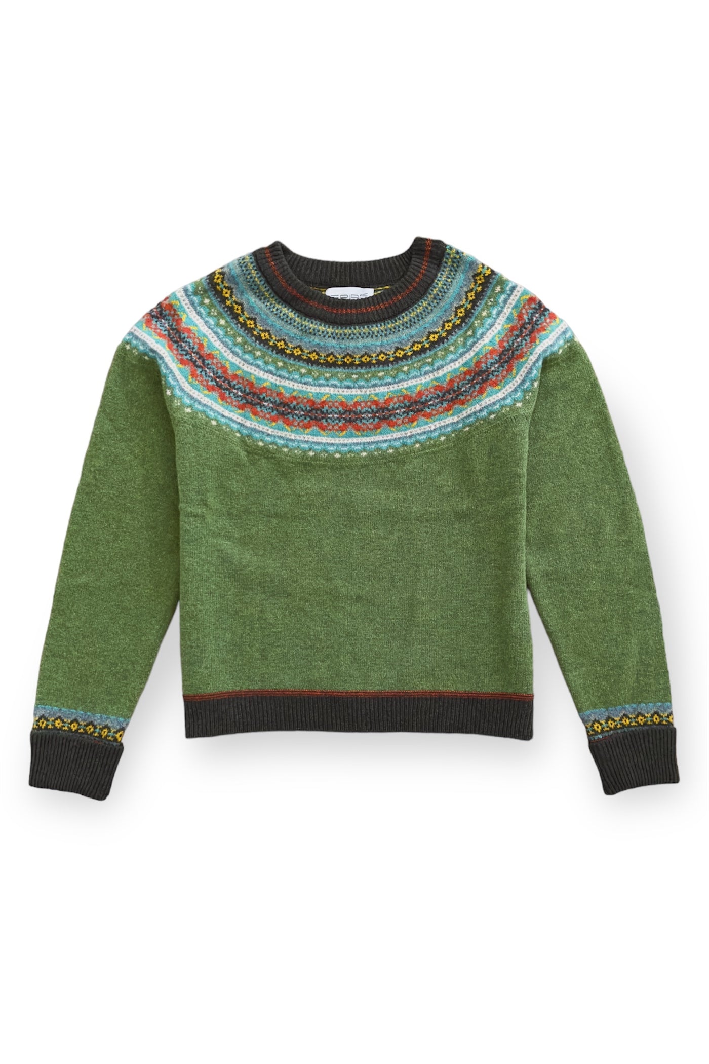 Eribé Alpine Short Sweater #farve_moss