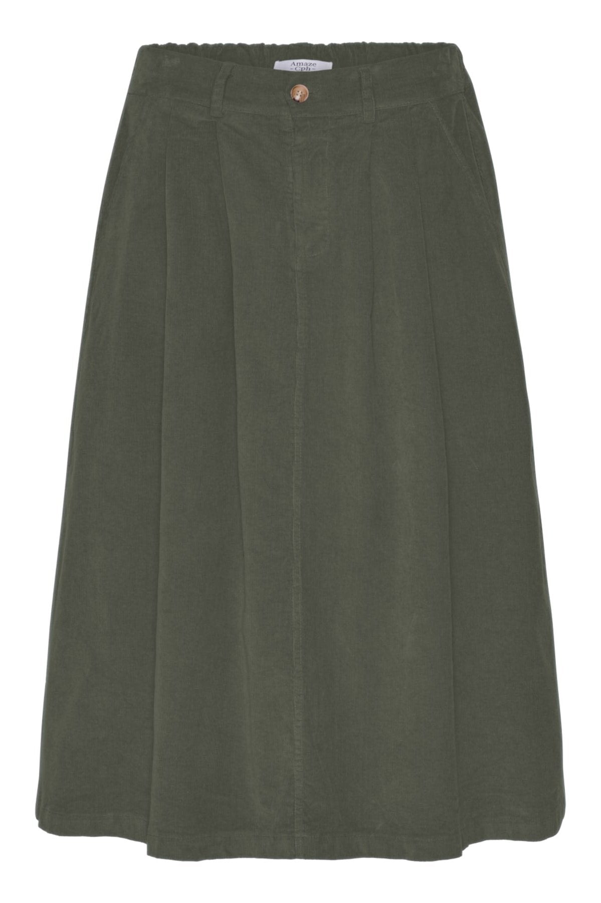 Amaze Eleanor Fløjl Nederdel #farve_army