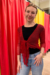 Sophies Ensfarvet bolero red rød #farve_red