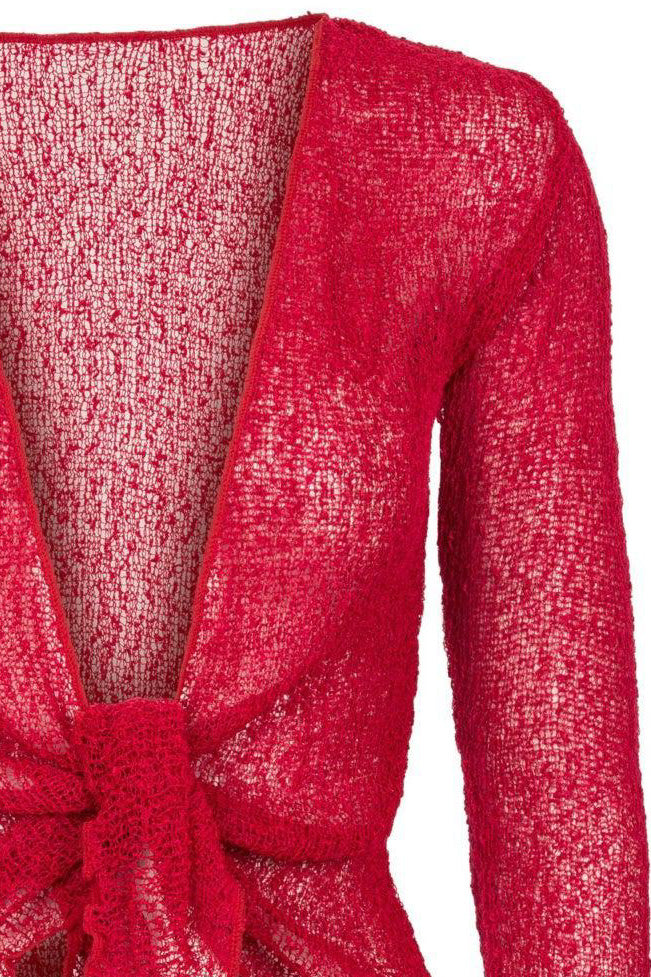 Sophies Ensfarvet bolero red rød #farve_red