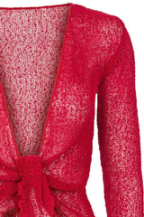Sophies Ensfarvet bolero red rød #farve_red