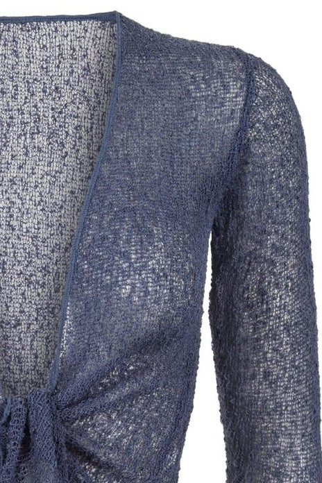 Sophies Ensfarvet bolero Jeans Blå #farve_jeans