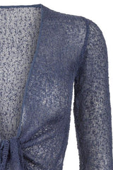 Sophies Ensfarvet bolero Jeans Blå #farve_jeans