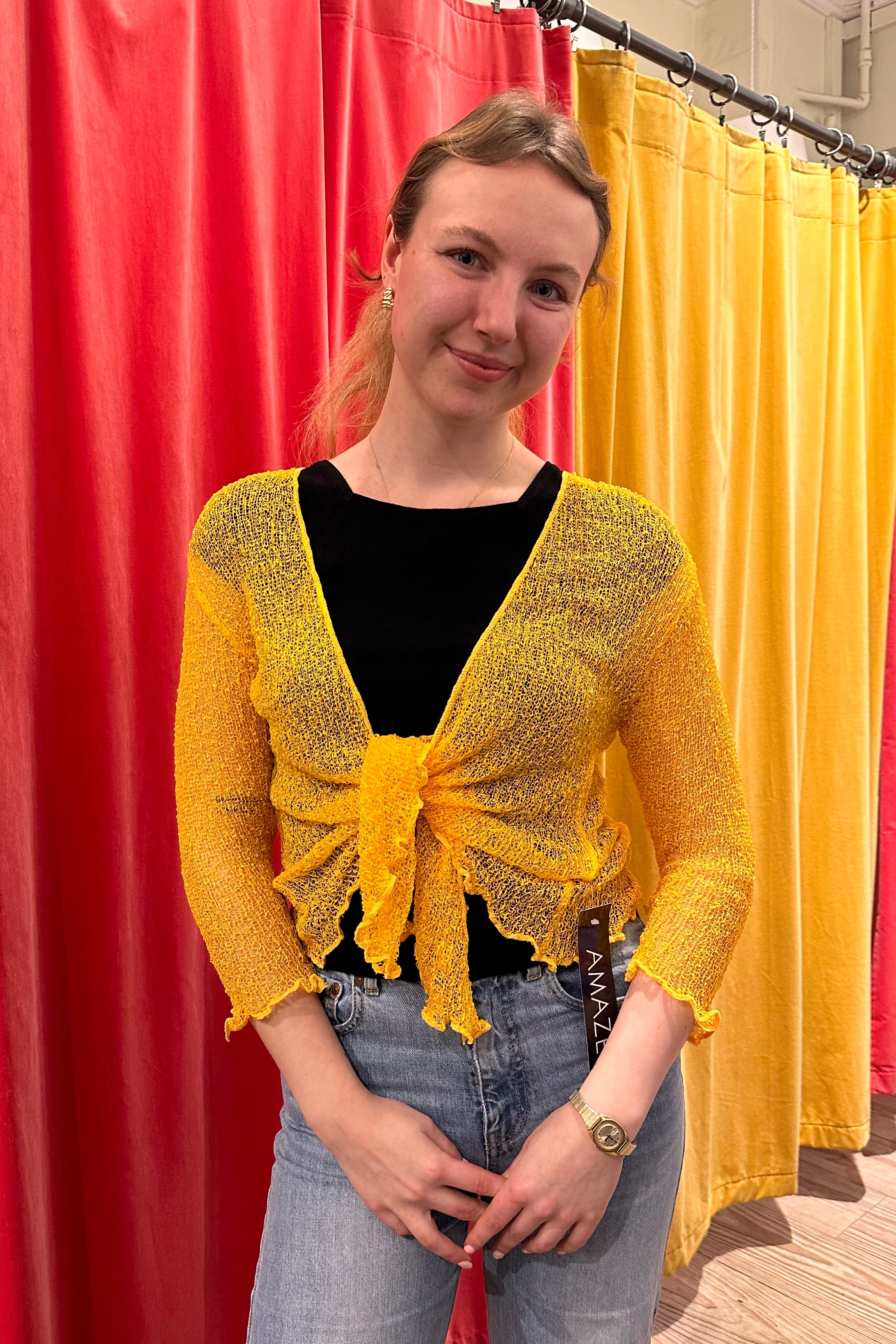 Sophies Ensfarvet Bolero