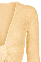 Sophies Ensfarvet bolero Cream #farve_cream