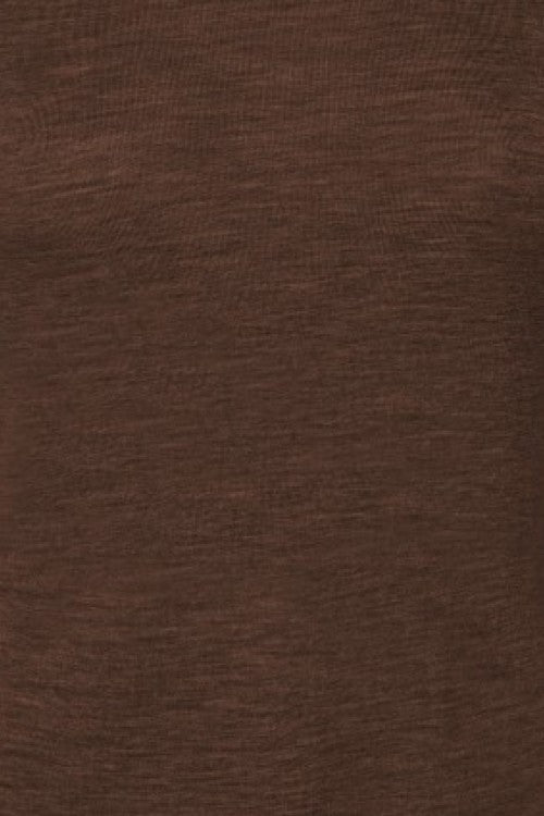 Jalfe Uldbluse Langærmet #farve_brown