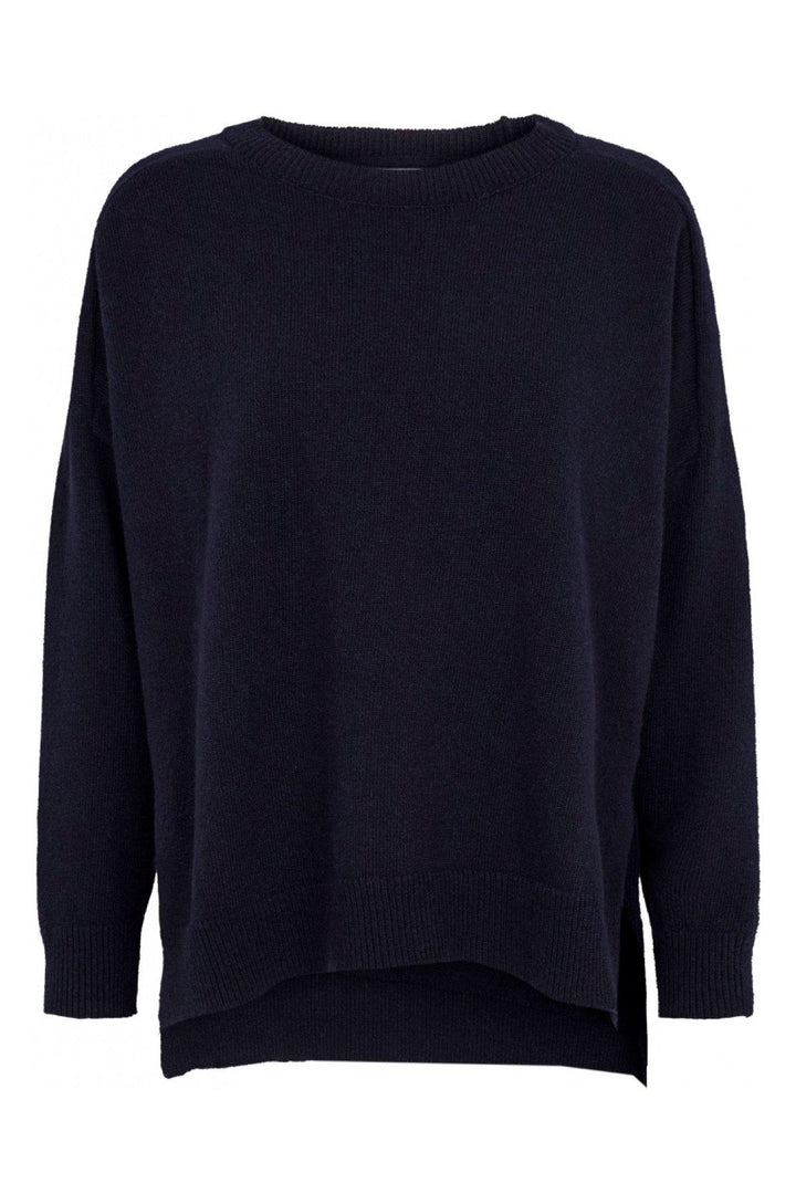 Klitmøller Cirkeline Knit Sweater #farve_deep-blue