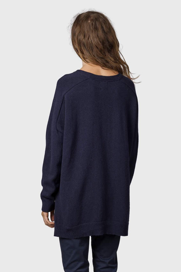 Klitmøller Cirkeline Knit Sweater #farve_deep-blue