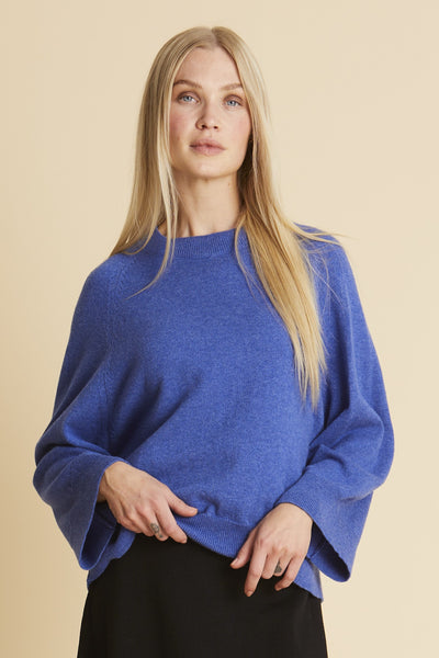 Sibin Linnebjerg Marlena Sweater #farve_clear-blue