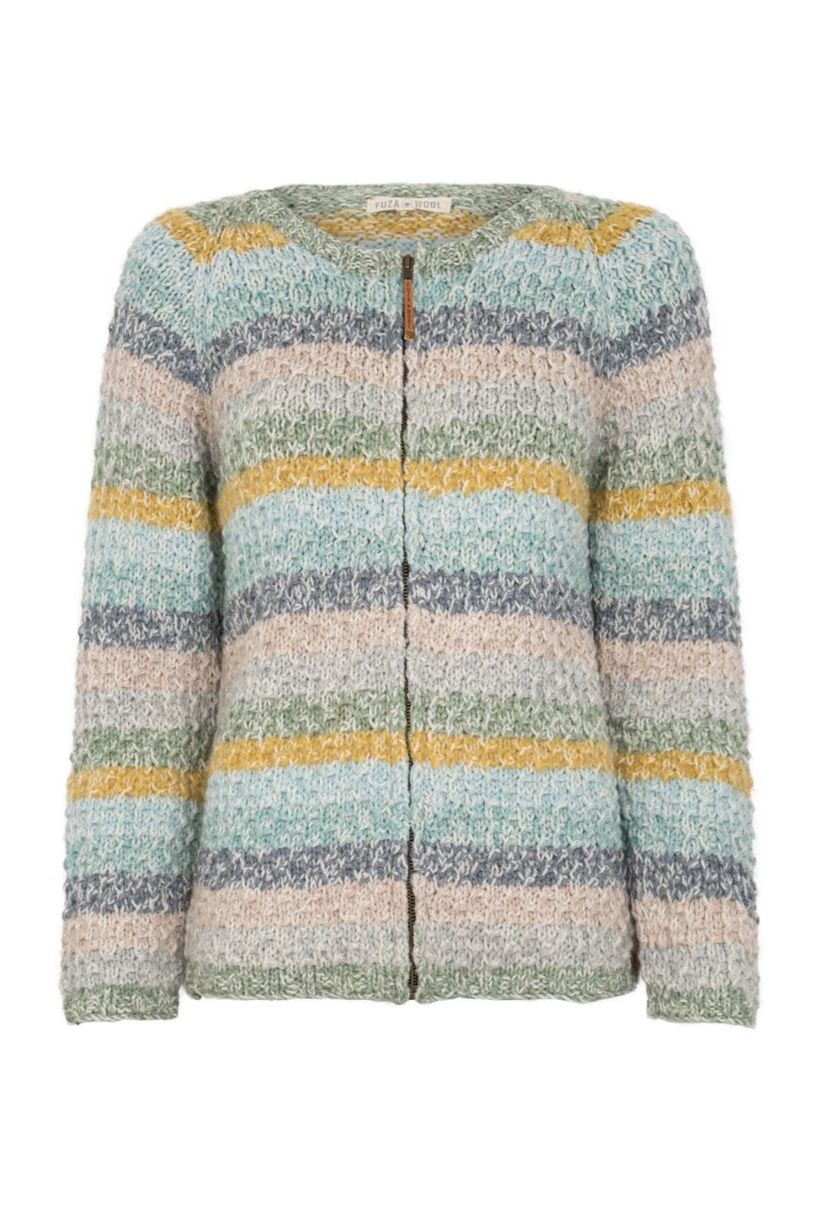 Fuza Wool Multi Cardigan