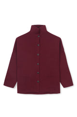 Sibin Linnebjerg Spring Cardigan #farve_burgundy