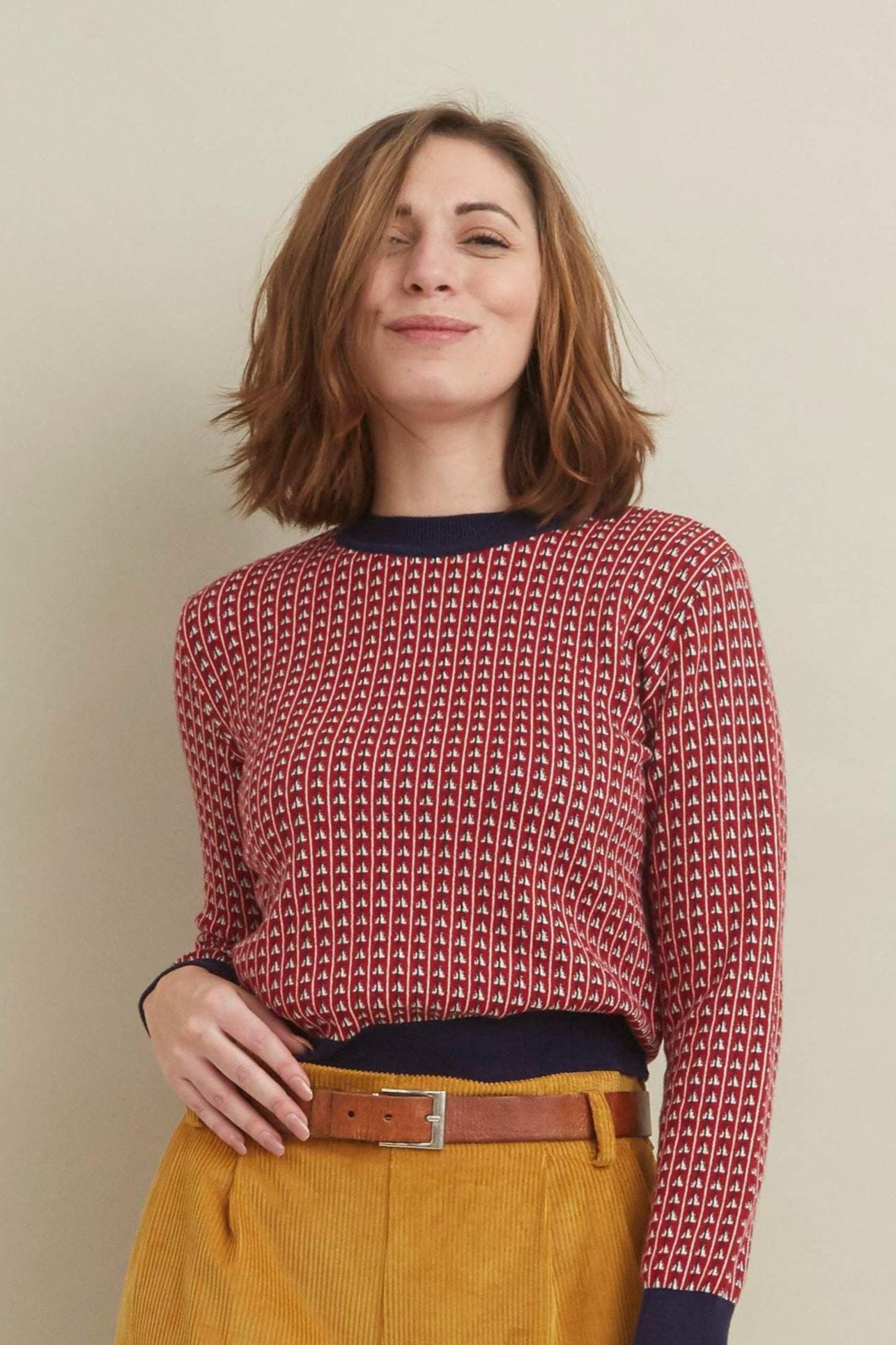 Palava Alba Jacquard Jumper Rocket