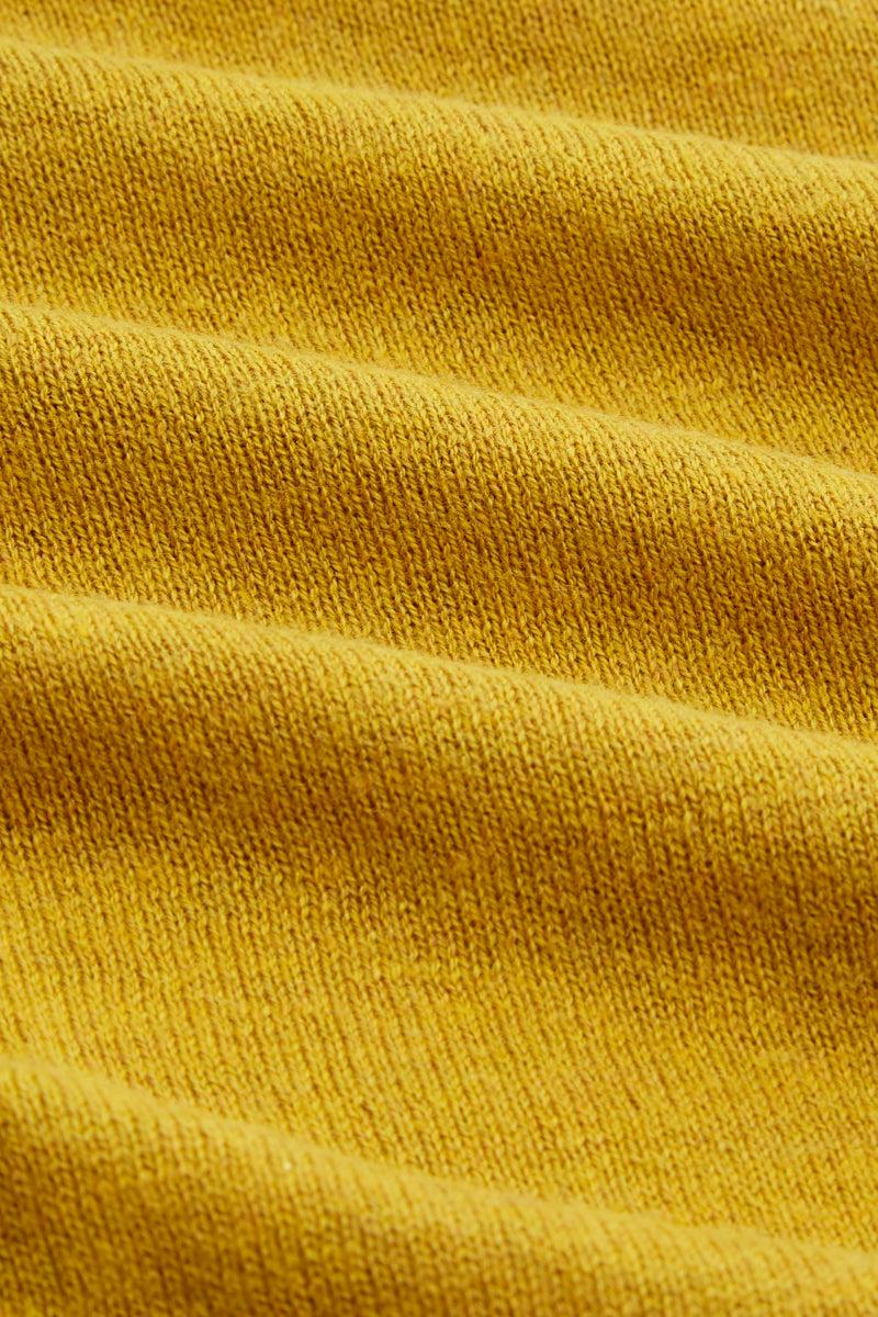 King Louie Cardigan Roundneck Cocoon - Curry Yellow Sophies.dk #farve_curry-yellow