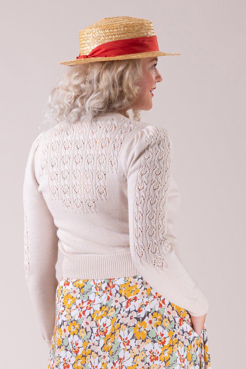 Emmy Design The Peggy Sue Cardigan - Linen-Emmy Design-Sophies.dk