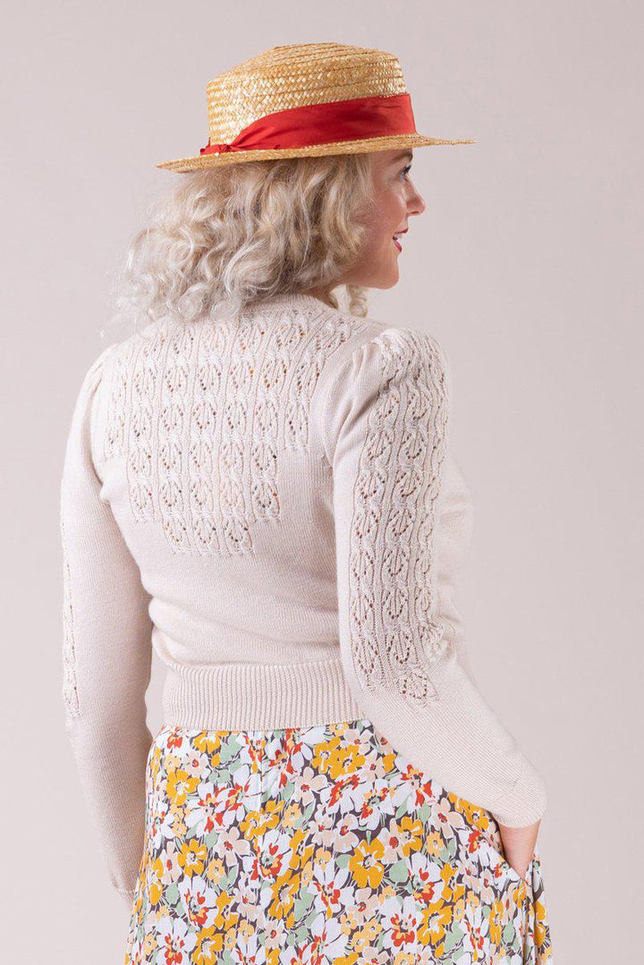 Emmy Design The Peggy Sue Cardigan - Linen-Emmy Design-Sophies.dk