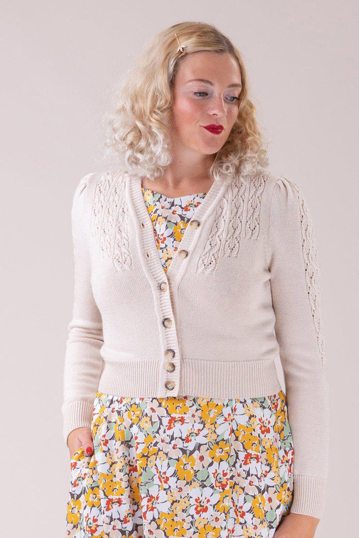 Emmy Design The Peggy Sue Cardigan - Linen-Emmy Design-Sophies.dk