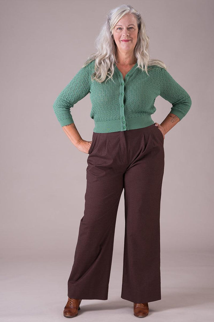 Emmy Design The Topnotch Teatime Cardigan - Green-Emmy Design-Sophies.dk