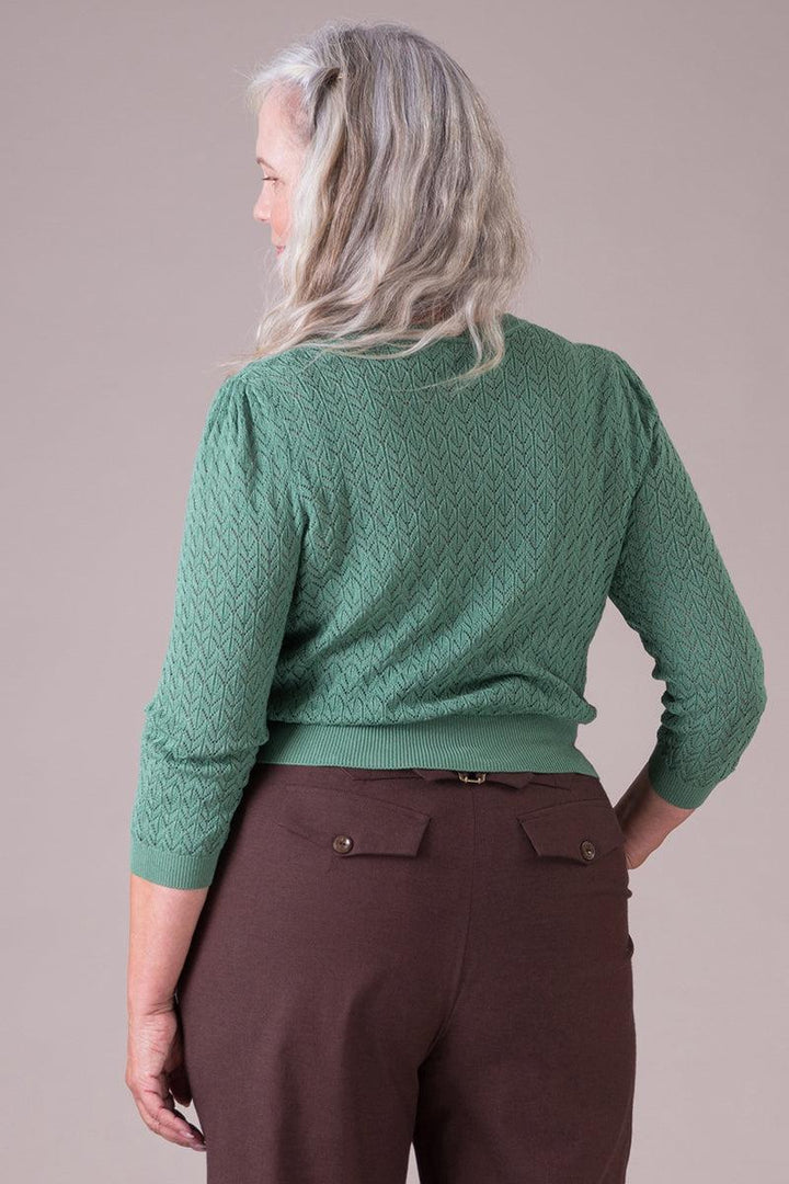 Emmy Design The Topnotch Teatime Cardigan - Green-Emmy Design-Sophies.dk