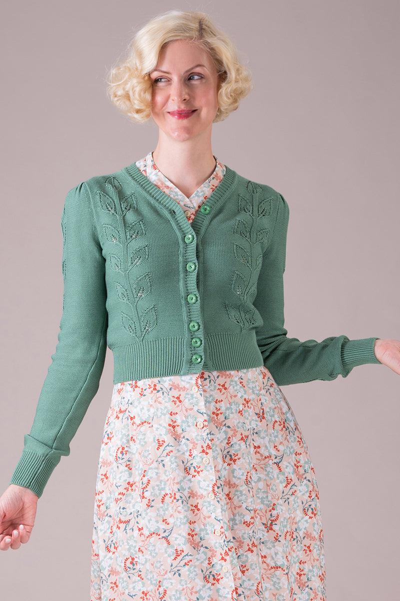 Emmy Design The Susie Q Cardigan Celadon Green - Sophies.dk #farve_celadon-green