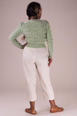 Emmy Design The Susie Q Cardigan Pale Sage Green Grøn - Sophies.dk #farve_pale-sage-green